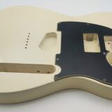 Nitro Lacquer Relic Vintage White T-Style Guitar Body (4lbs 8oz) - Image 5
