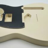Nitro Lacquer Relic Vintage White T-Style Guitar Body (4lbs 8oz) - Image 6