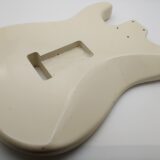 Nitro Lacquer Relic Vintage White S-Style Guitar Body (3lbs 15oz) - Image 10