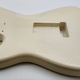 Nitro Lacquer Relic Vintage White S-Style Guitar Body (3lbs 15oz) - Image 9