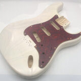 Nitro Lacquer Relic White Blonde Hardtail S-Style Guitar Body (4lbs 2oz) - Image 4