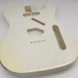 Nitro Lacquer Relic Olympic White T-Style Guitar Body (4lbs 10oz) - Image 2