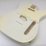 Nitro Lacquer Relic Olympic White T-Style Guitar Body (4lbs 10oz) - Image 3