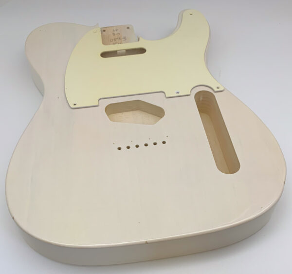 Nitro Lacquer Relic White Blonde T-Style Guitar Body (3lbs 11oz)