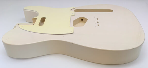 Nitro Lacquer Relic White Blonde T-Style Guitar Body (3lbs 11oz) - Image 8