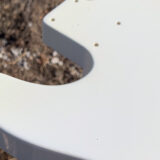 Nitro Lacquer Relic Olympic White T-Style Guitar Body (4lbs 10oz) - Image 10