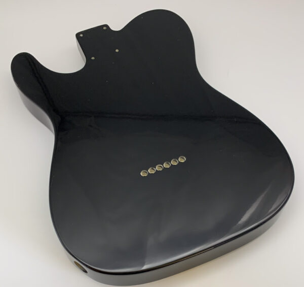 Nitro Lacquer Relic Black T-Style Guitar Body (4lbs 7oz) - Image 7