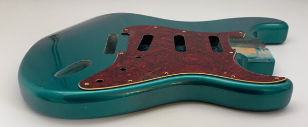 Nitro Lacquer Relic Ocean Turquoise Metallic S-Style Guitar Body (3lbs 14oz) - Image 8