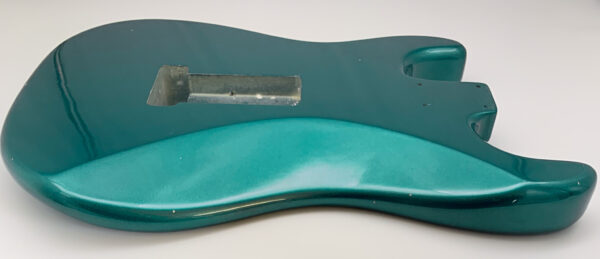 Nitro Lacquer Relic Ocean Turquoise Metallic S-Style Guitar Body (3lbs 14oz) - Image 18