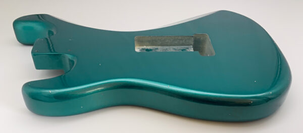 Nitro Lacquer Relic Ocean Turquoise Metallic S-Style Guitar Body (3lbs 14oz) - Image 15