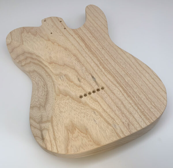 Swamp Ash 1 PIECE HSS T-Style Guitar Body (3lbs 14oz) - Pick-a-Color - Image 2