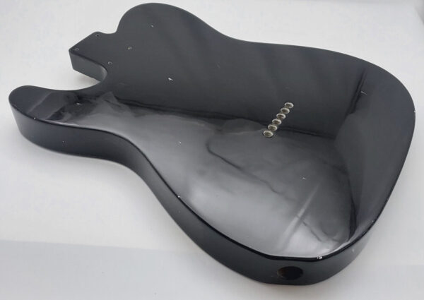 Nitro Lacquer Relic Black T-Style Guitar Body (4lbs 9oz) - Image 10