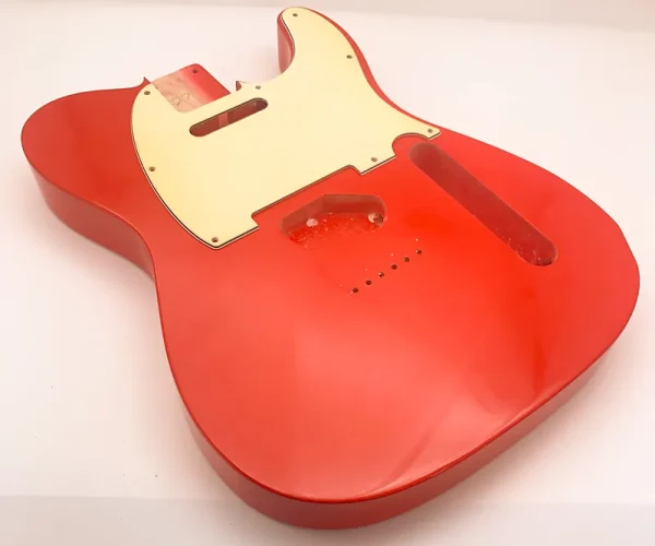 Nitro Lacquer Relic Fiesta Red T-Style Guitar Body (4lbs 2oz)