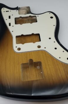 Nitro Lacquer Relic 2 Tone Sunburst Jazz-Style Guitar Body (3lbs 8oz)