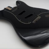 Nitro Lacquer Relic Black S-Style Guitar Body (3lbs 13oz) - Image 3