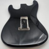 Nitro Lacquer Relic Black S-Style Guitar Body (3lbs 13oz) - Image 6
