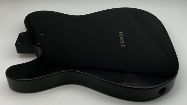 Nitro Lacquer Relic Black Thinline T-Style Guitar Body (3lbs 10oz) - Image 9