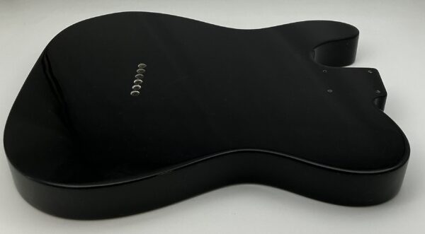 Nitro Lacquer Relic Black Thinline T-Style Guitar Body (3lbs 10oz) - Image 10