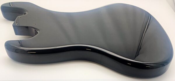 Nitro Lacquer Relic Black Jag-Style Guitar Body (5lbs) - Image 11