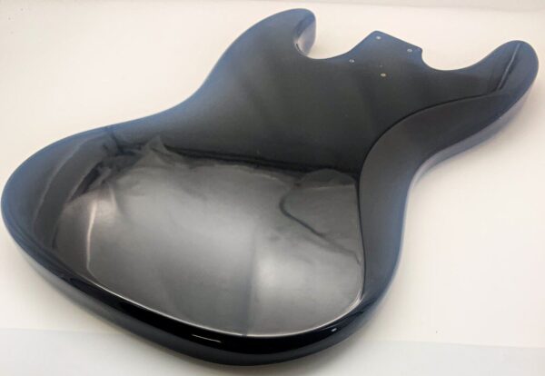 Nitro Lacquer Relic Black Jag-Style Guitar Body (5lbs) - Image 9