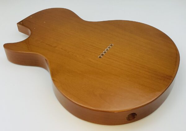 Nitro Lacquer Relic 2 Tone Sunburst LP Junior T-Style Guitar Body (4lbs 7oz) - Image 8