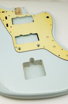 Nitro Lacquer Relic Faded Sonic Blue Jazz-Style Guitar Body (4lbs 1oz)