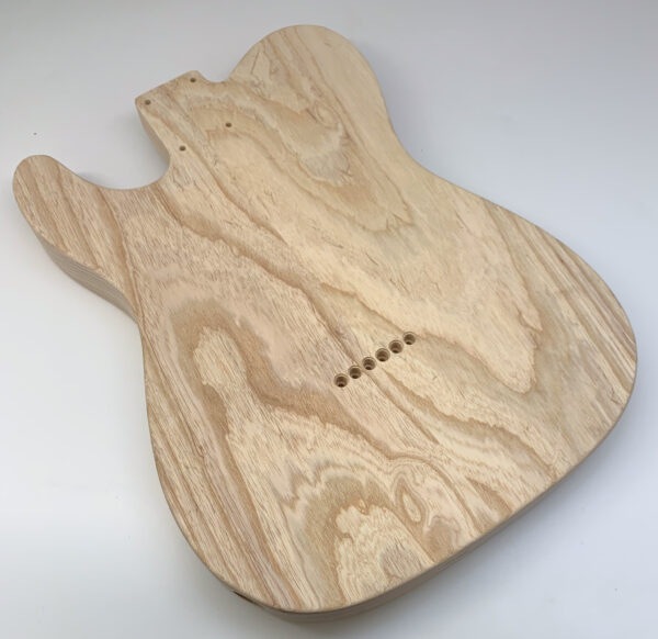 Swamp Ash T-Style Guitar Body (3lbs 15oz) - Pick-a-Color - Image 2