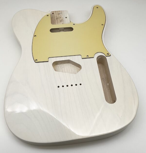 Nitro Lacquer Relic White Blonde Comfy T-Style Guitar Body (4lbs 4oz)