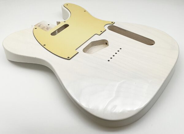 Nitro Lacquer Relic White Blonde Comfy T-Style Guitar Body (4lbs 4oz) - Image 3