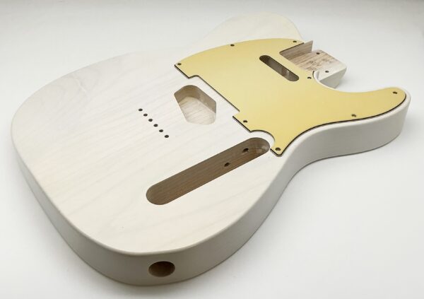Nitro Lacquer Relic White Blonde Comfy T-Style Guitar Body (4lbs 4oz) - Image 4
