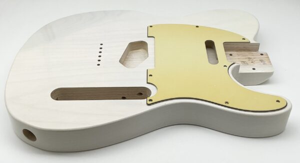 Nitro Lacquer Relic White Blonde Comfy T-Style Guitar Body (4lbs 4oz) - Image 6