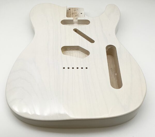 Nitro Lacquer Relic White Blonde Comfy T-Style Guitar Body (4lbs 4oz) - Image 2