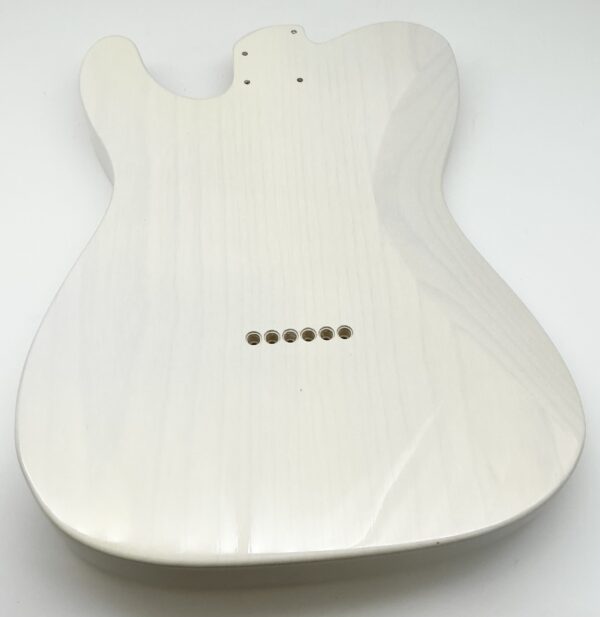 Nitro Lacquer Relic White Blonde Comfy T-Style Guitar Body (4lbs 4oz) - Image 7