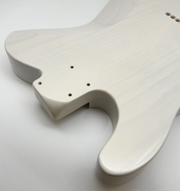 Nitro Lacquer Relic White Blonde Comfy T-Style Guitar Body (4lbs 4oz) - Image 8