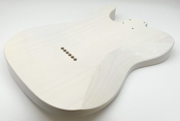 Nitro Lacquer Relic White Blonde Comfy T-Style Guitar Body (4lbs 4oz) - Image 10