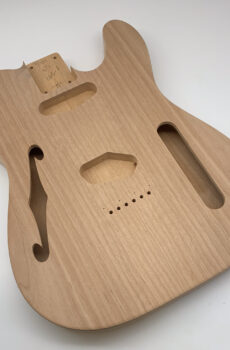 Alder Hollow T-Style Guitar Body (3lbs 7oz) - Pick-a-Color