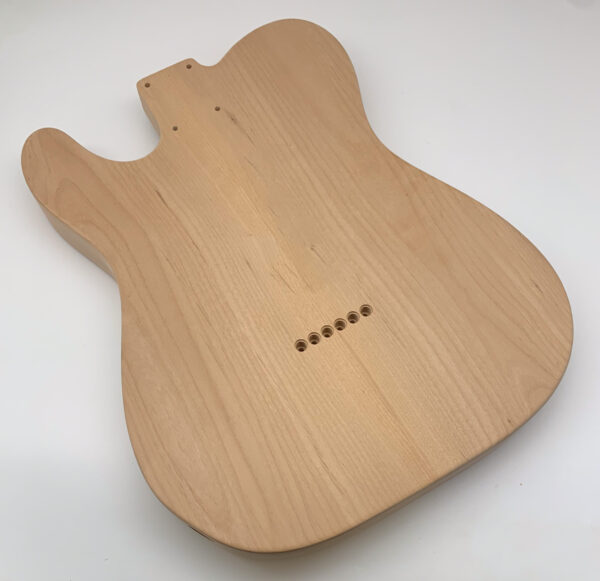 Alder Hollow T-Style Guitar Body (3lbs 7oz) - Pick-a-Color - Image 2