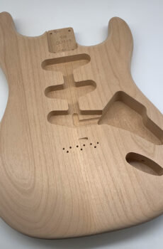 Alder Hardtail S-Style Guitar Body (3lbs 14oz) - Pick-a-Color