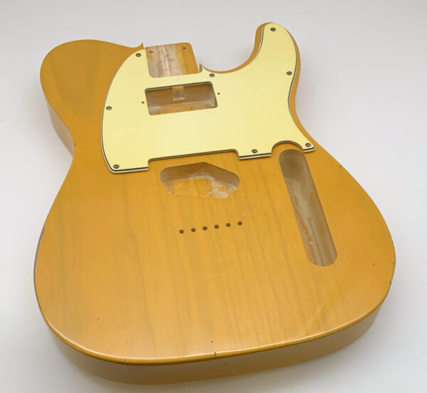 Nitro Lacquer Relic Butterscotch T-Style Guitar Body (4lbs 11oz)