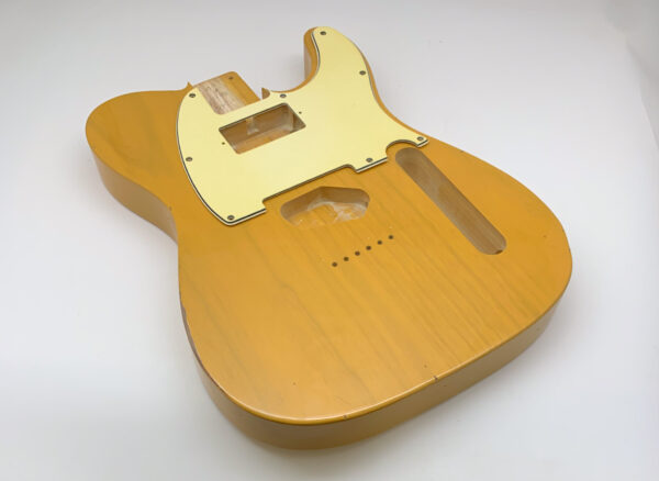 Nitro Lacquer Relic Butterscotch T-Style Guitar Body (4lbs 11oz) - Image 4