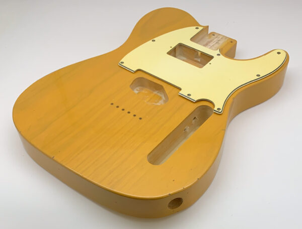 Nitro Lacquer Relic Butterscotch T-Style Guitar Body (4lbs 11oz) - Image 3