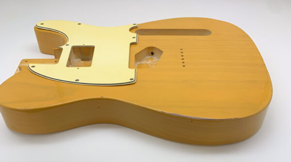 Nitro Lacquer Relic Butterscotch T-Style Guitar Body (4lbs 11oz) - Image 5