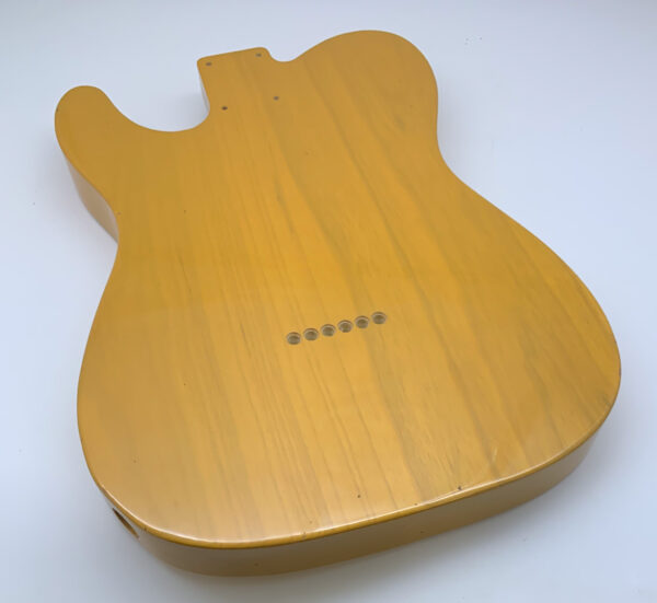 Nitro Lacquer Relic Butterscotch T-Style Guitar Body (4lbs 11oz) - Image 7