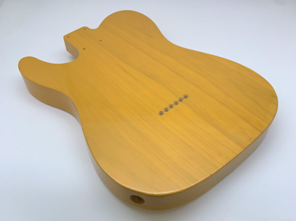 Nitro Lacquer Relic Butterscotch T-Style Guitar Body (4lbs 11oz) - Image 9