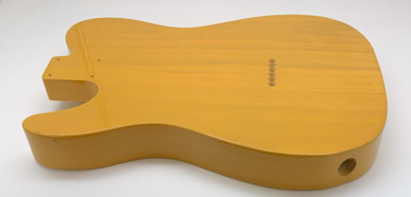 Nitro Lacquer Relic Butterscotch T-Style Guitar Body (4lbs 11oz) - Image 10