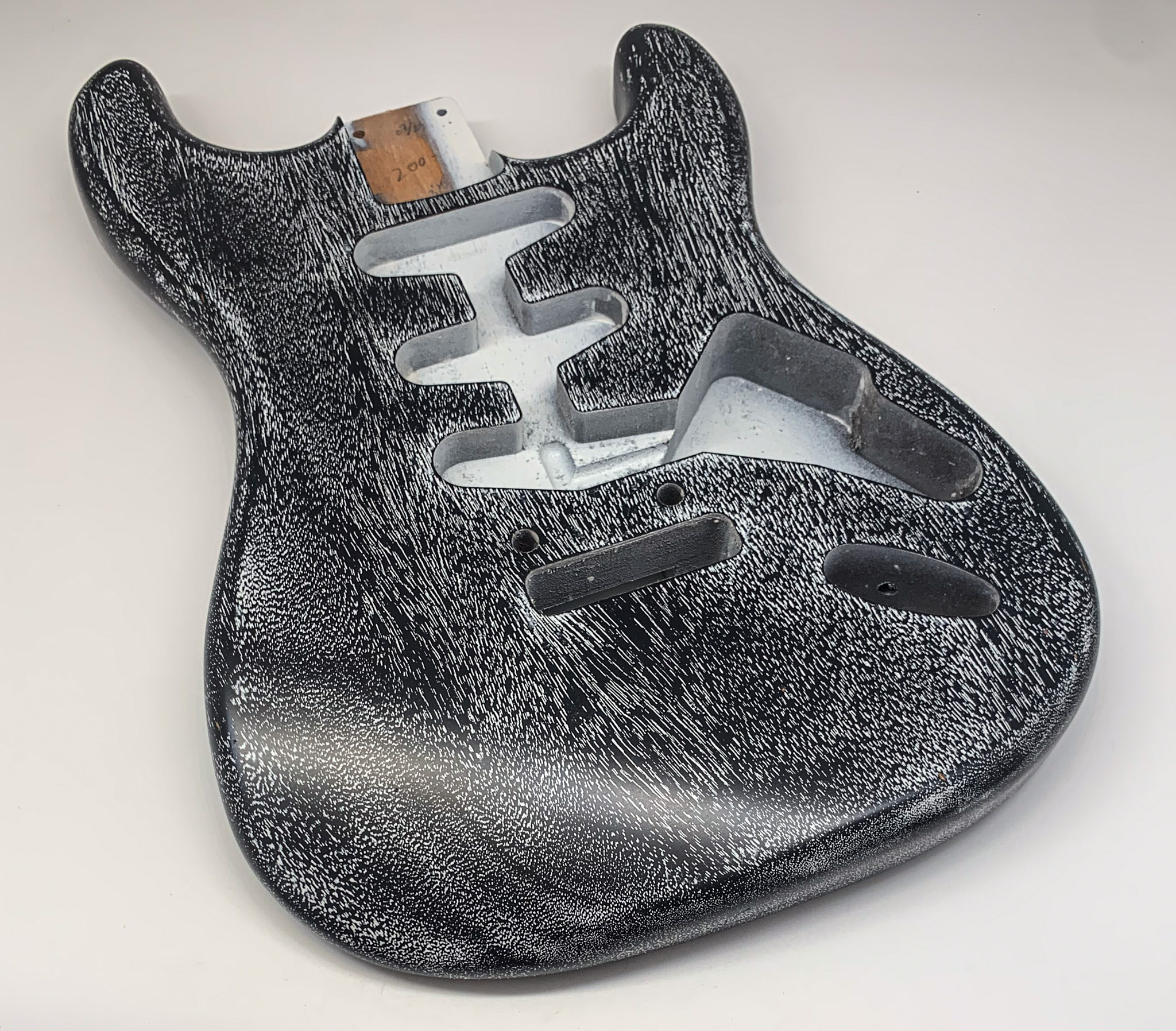 1 PIECE Nitro Lacquer Relic Doghair S-Style Guitar Body (4lbs 1oz) - Image 2