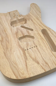 Swamp Ash T-Style Guitar Body (3lbs 12oz) - Pick-a-Color