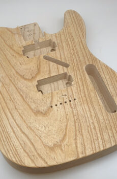 1 PIECE Swamp Ash H-H T-Style Guitar Body (3lbs 15oz) - Pick-a-Color