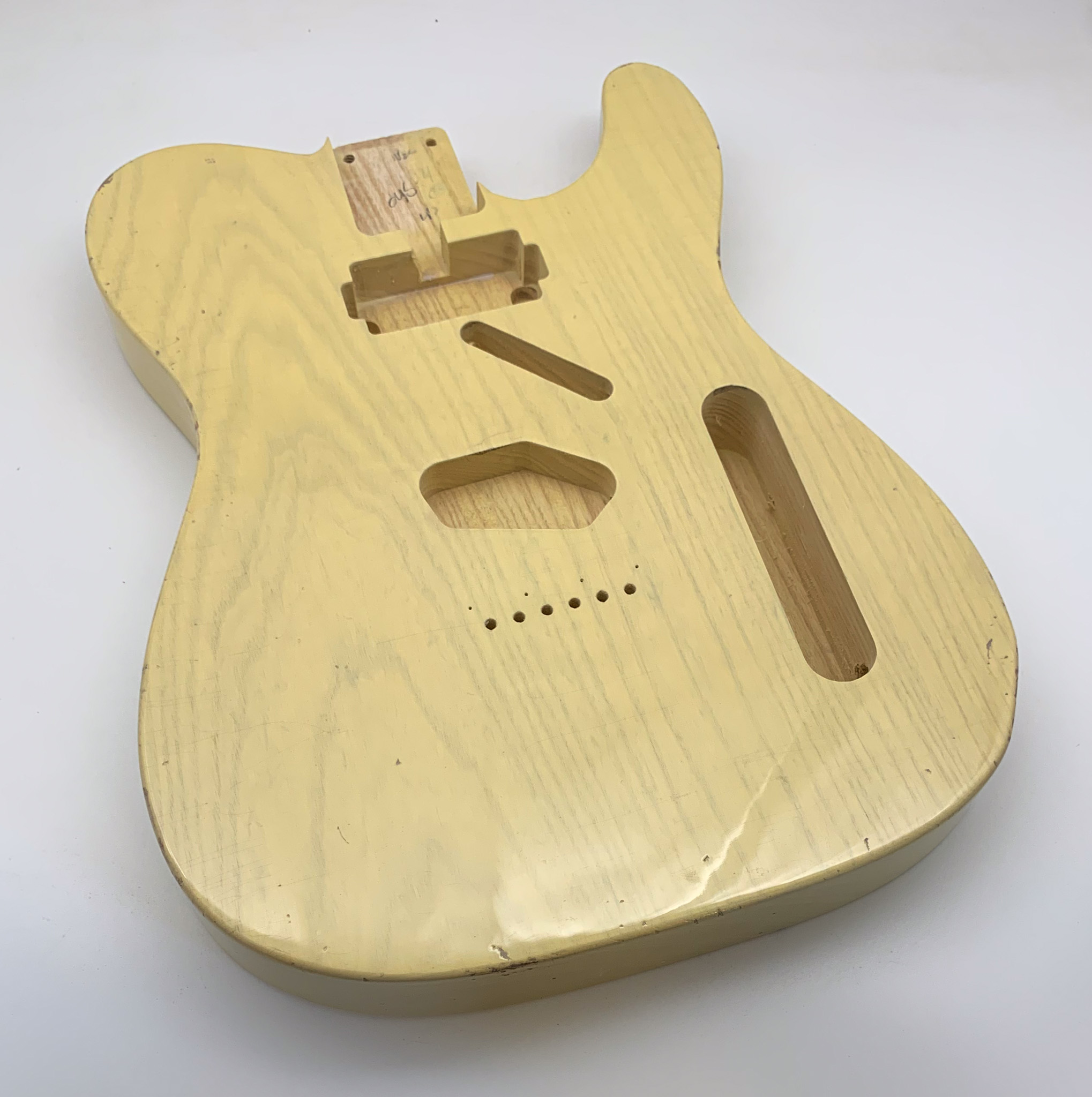 Nitro Lacquer Relic 1 PIECE Blonde Humbucker T-Style Guitar Body