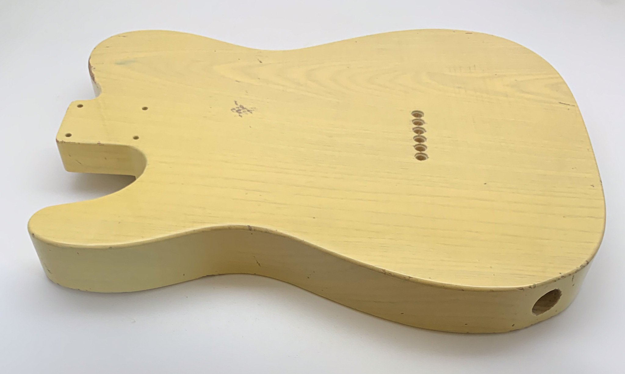 Nitro Lacquer Relic 1 PIECE Blonde Humbucker T-Style Guitar Body